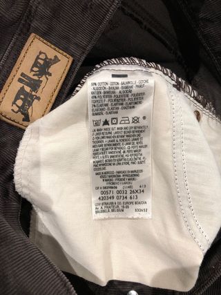 Pantalón Levi's mujer marrón