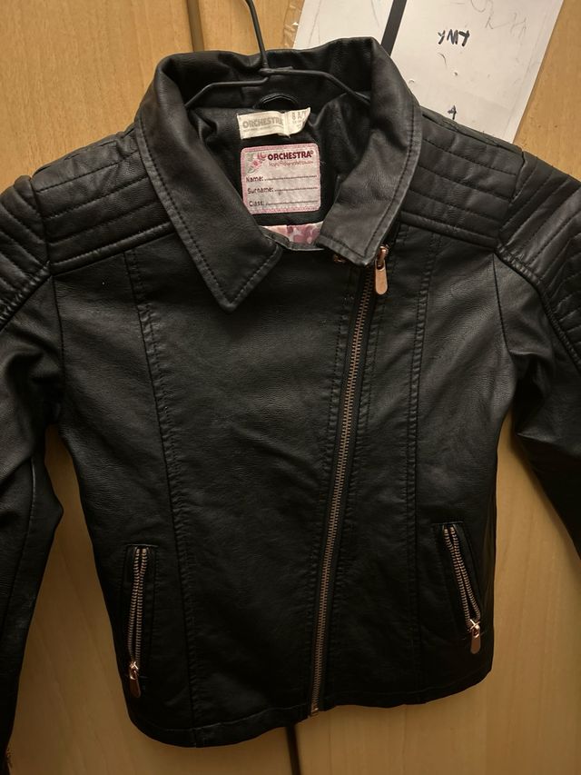 Chaqueta niña Orchestra negra floral