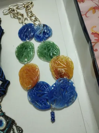 Set 3 collane con ciondoli