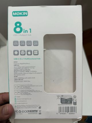 Adaptador MOKIN 8 en 1 USB-C