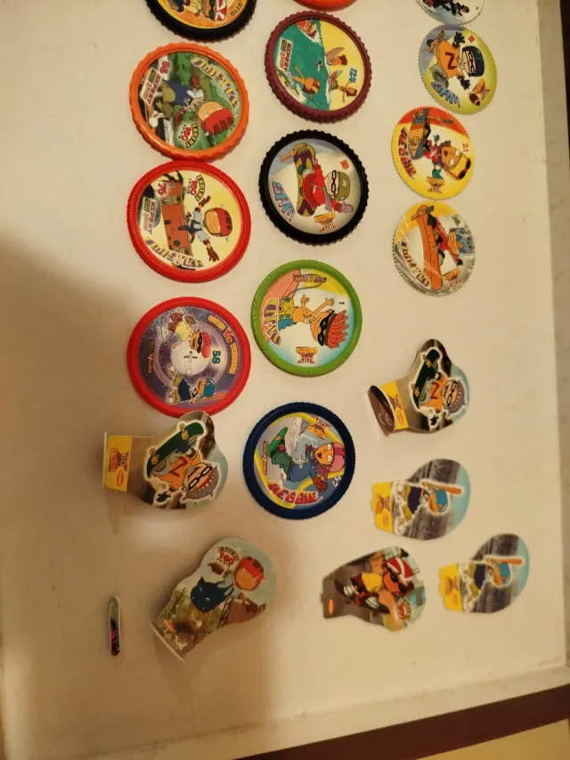 Collezione di gettoni Yugioh e roller di Viacom