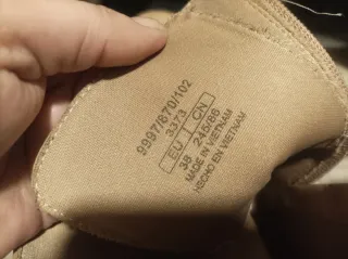 Botas militares beige mujer