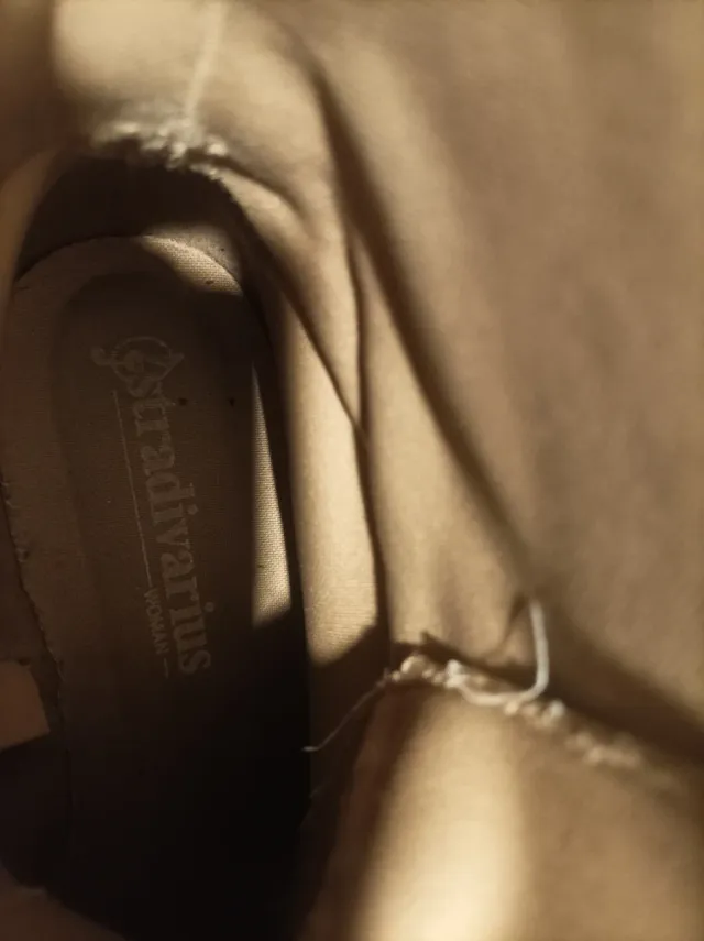 Botas militares beige mujer