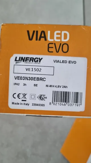 Lampada di emergenza LNERGY VIALED