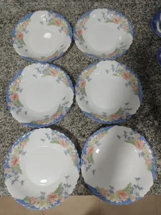 6 Platos Hondos Arcopal Florine