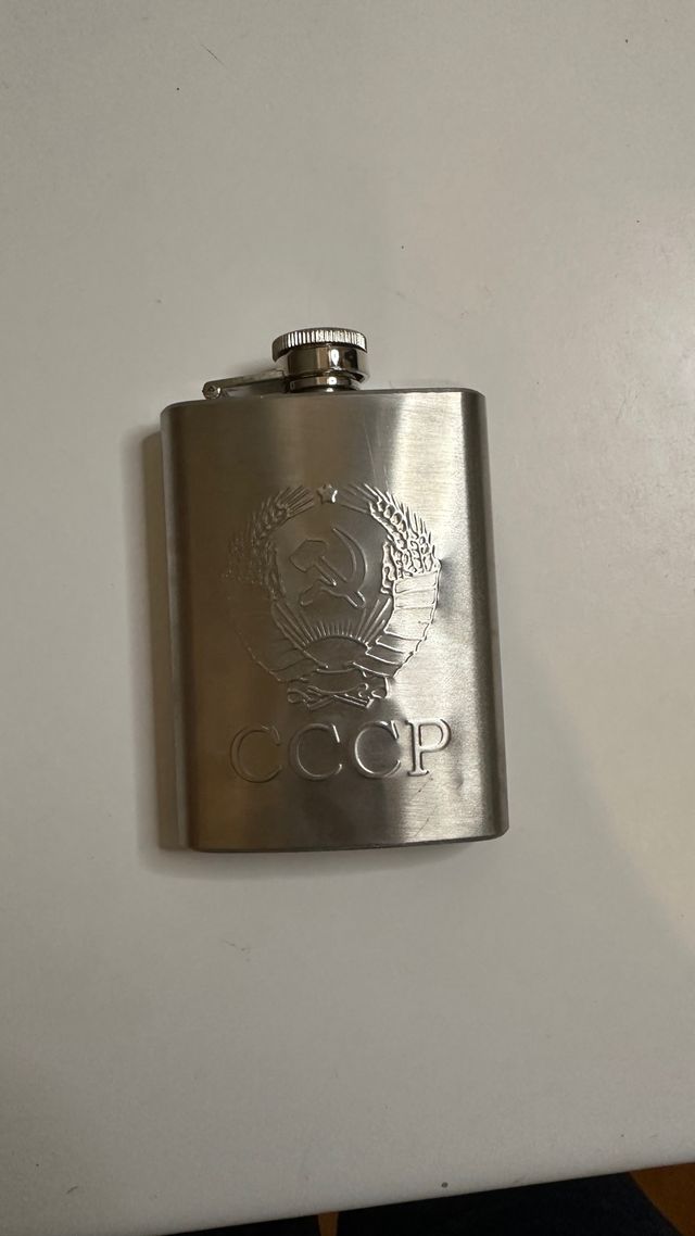 Petaca Acero Inoxidable URSS CCCP
