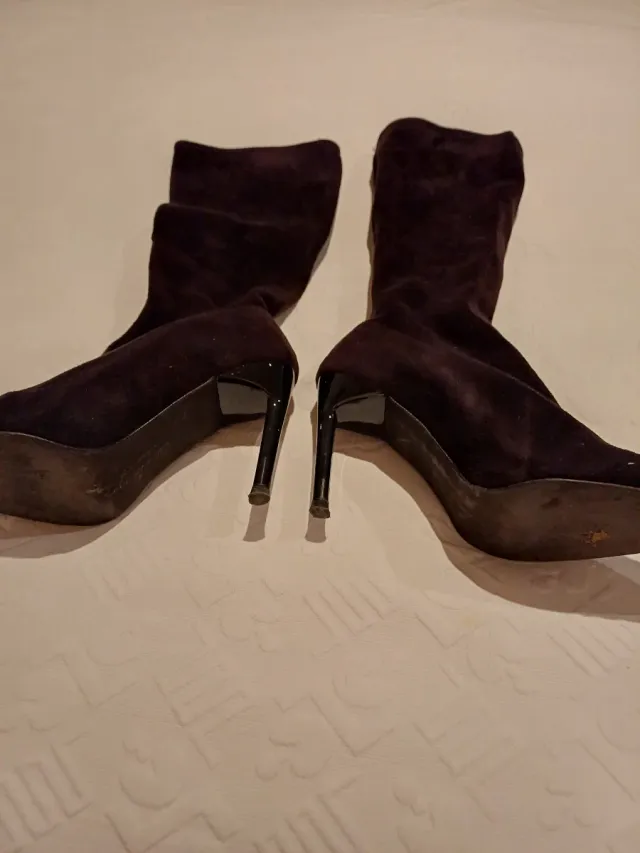 Botas de tacón altas mujer negras