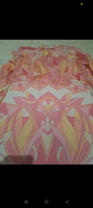 Conjunto Mango estampado floral rosa