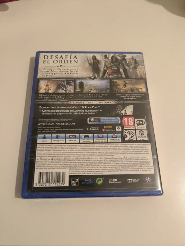 Assassin's Creed IV Black Flag PS4 Precintado