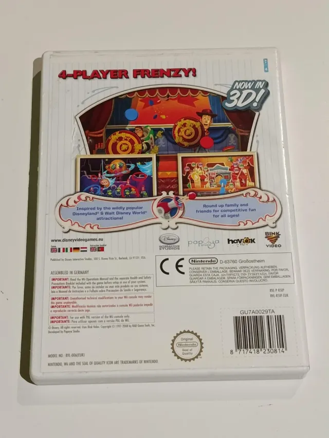 Lote Juegos Wii Toy Story Anubis II CSI