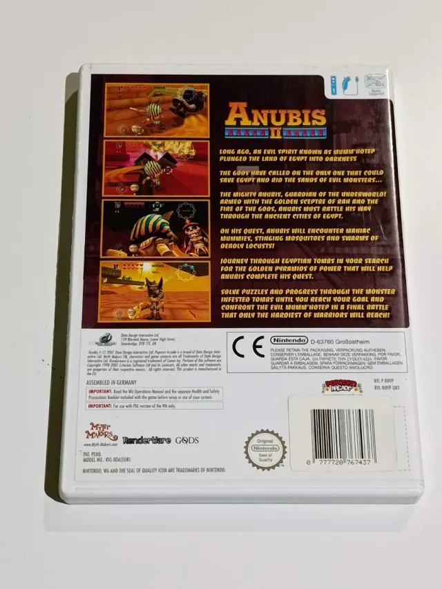 Lote Juegos Wii Toy Story Anubis II CSI