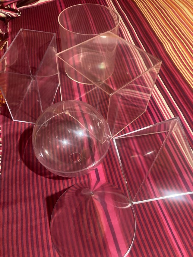 Figuras Geométricas Acrílicas Transparentes