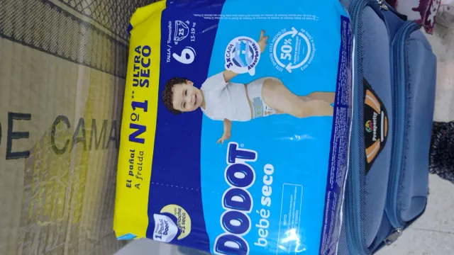 Pañales Dodot Bebé Seco Talla 6 (25 uds)