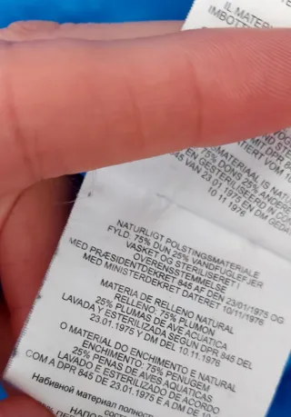 Abrigo Plumas Ralph Lauren Azul