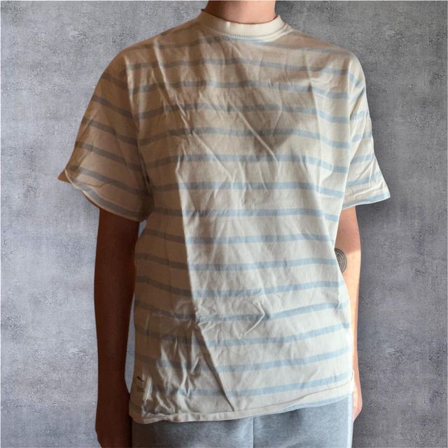 Camiseta de rayas manga corta