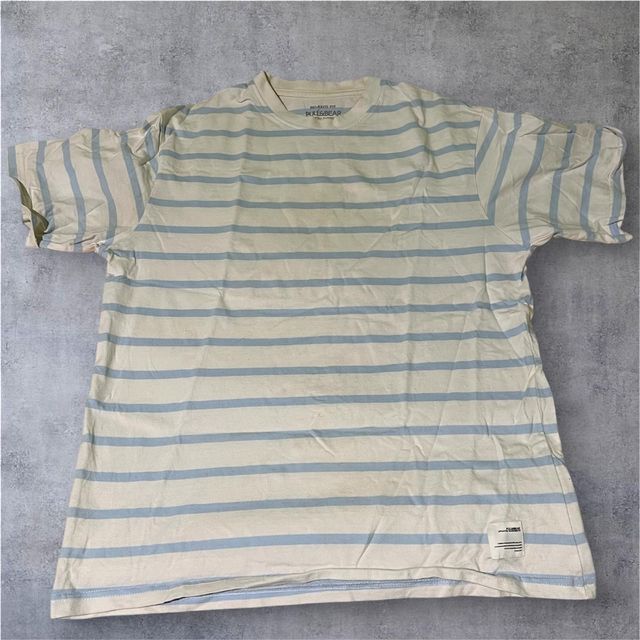 Camiseta de rayas manga corta