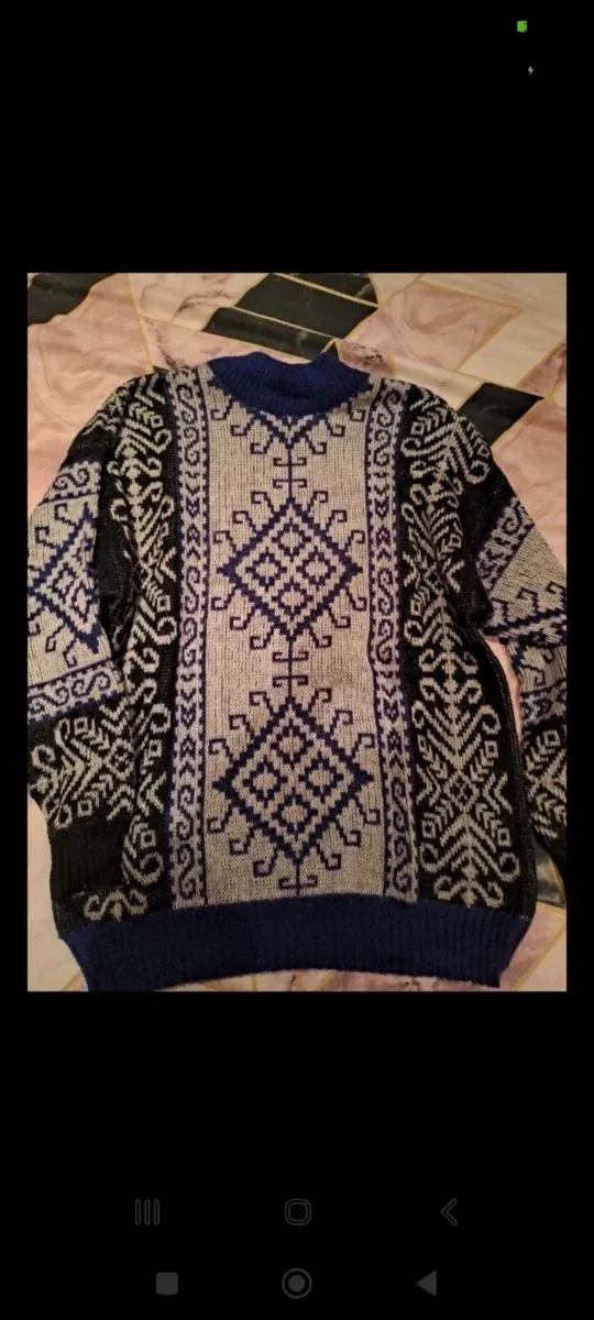 Jersey Vintage Geométrico Talla Única