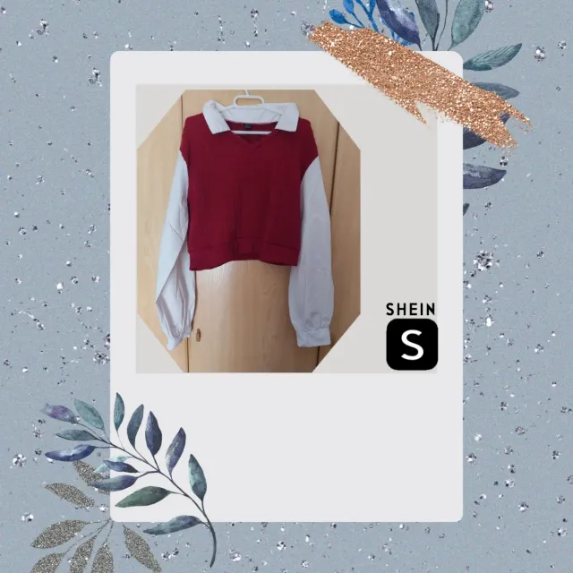 Camiseta manga larga 2 en 1 talla L