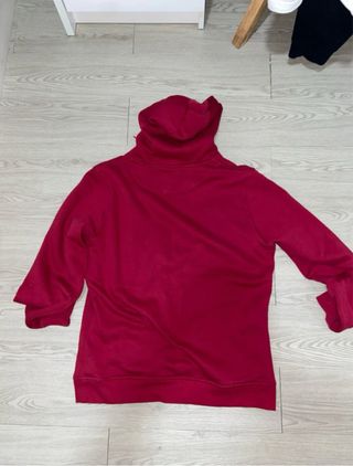 Sudadera Mister Tee Roja con Estampado