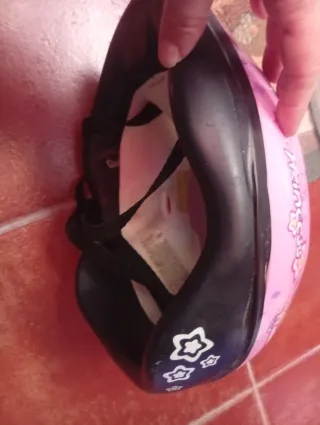 Casco infantil rosa Princess