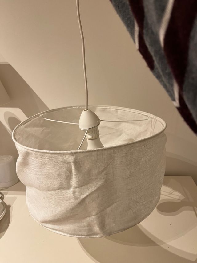 Lámpara de lino La Redoute