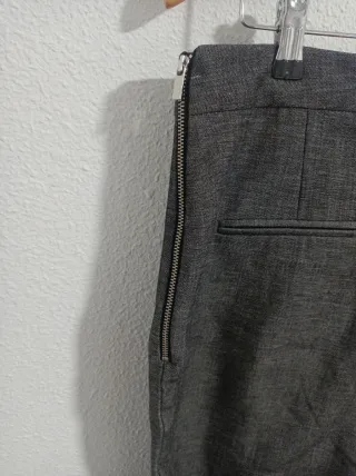 Pantalón Mango Gris Talla 42