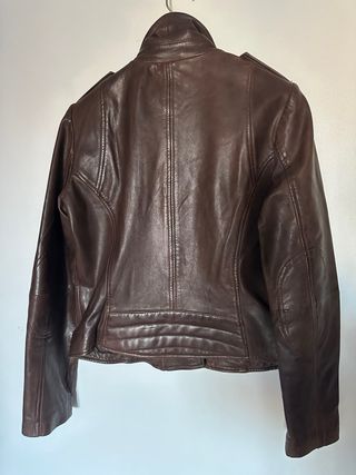 Cazadora Piel auténtica Marrón