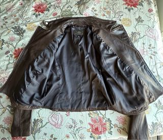 Cazadora Piel auténtica Marrón