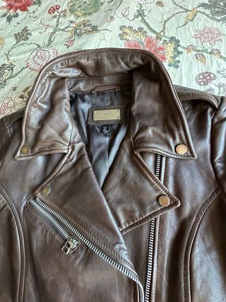 Cazadora Piel auténtica Marrón