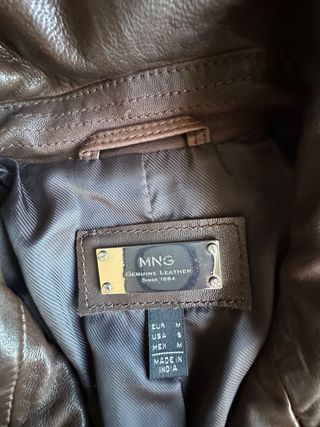 Cazadora Piel auténtica Marrón