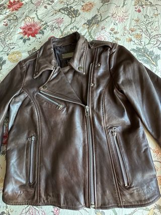 Cazadora Piel auténtica Marrón