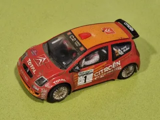 Scalextric Citroen C2 Fuster Medina efecto barro