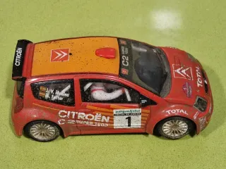 Scalextric Citroen C2 Fuster Medina efecto barro