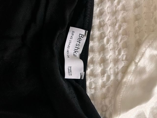 Pack 2 Tops Satén Bershka XS