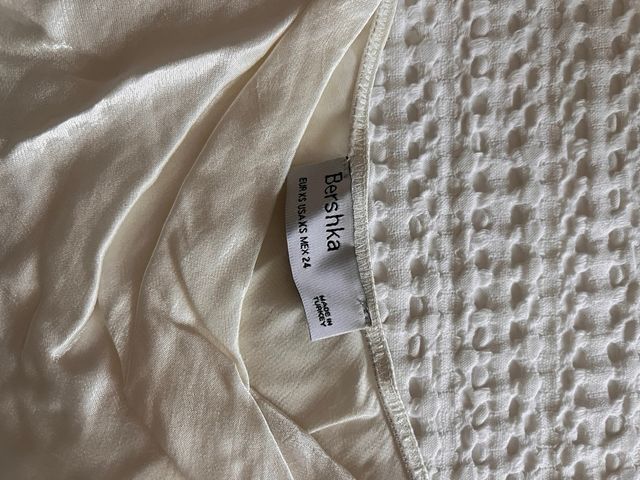 Pack 2 Tops Satén Bershka XS