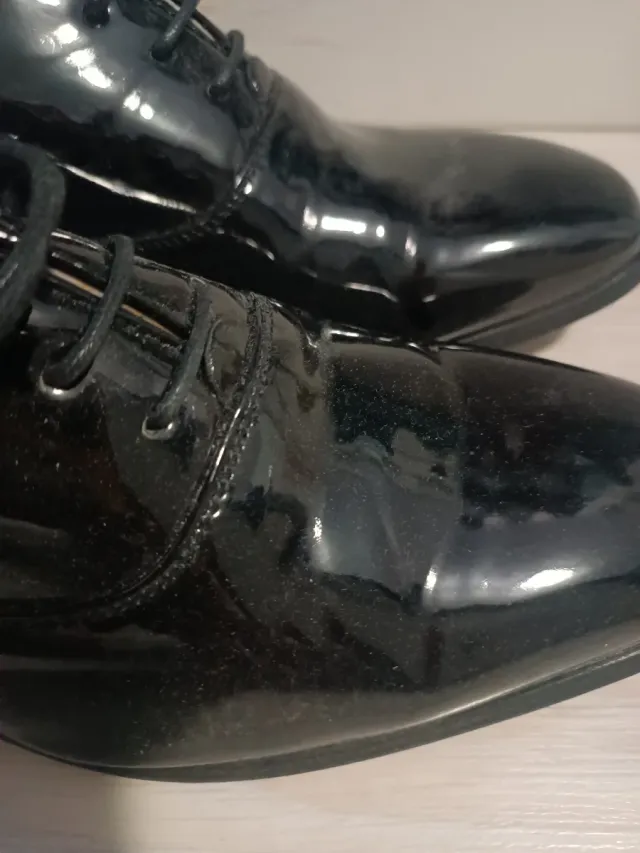 Piel Zapatos de vestir charol negros