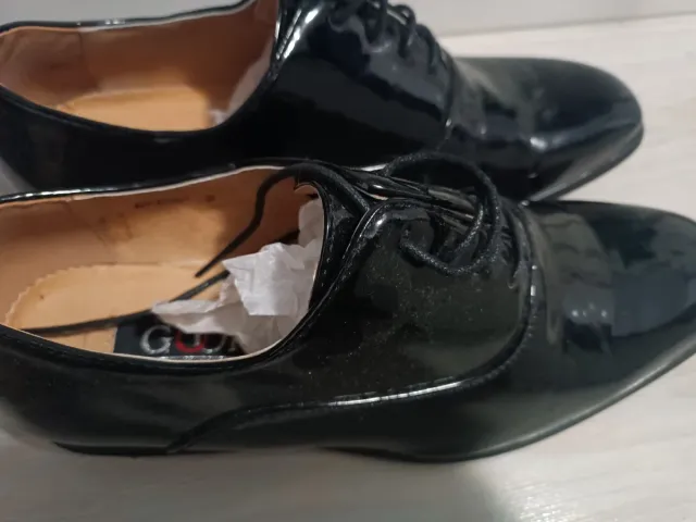 Piel Zapatos de vestir charol negros