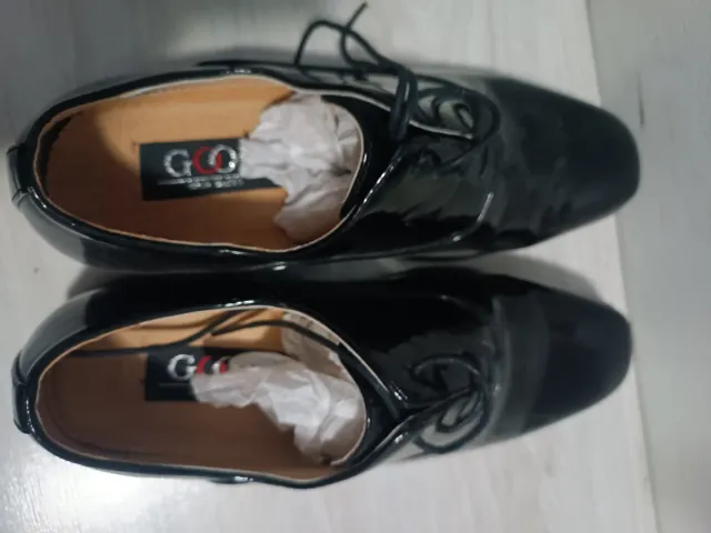 Piel Zapatos de vestir charol negros