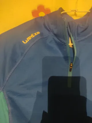 Sudadera deportiva Lurking azul y verde