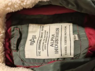 Chaqueta Alpha Industries Aviador Verde