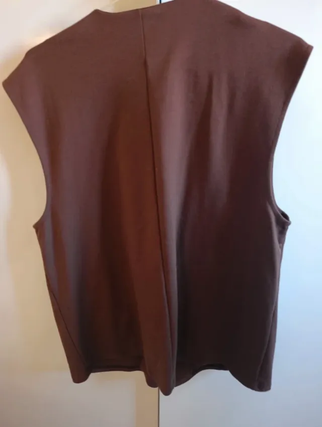 Chaleco Mango Marrón