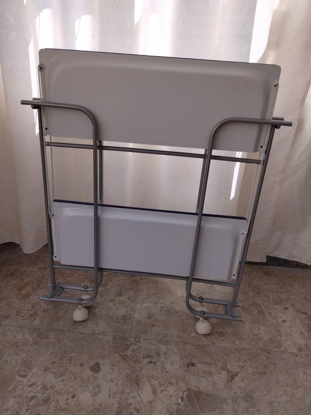 Carrito auxiliar plegable 2 bandejas