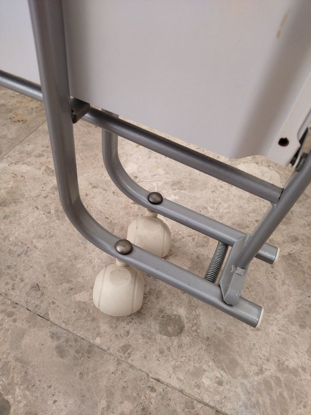 Carrito auxiliar plegable 2 bandejas