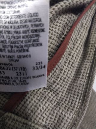 Pantalón Dockers Regular Fit 33/34 marrón claro