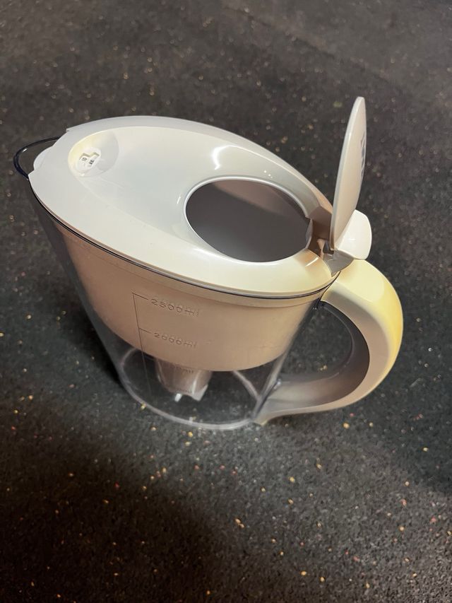 Jarra de agua IWAMA filtro transparente/blanco