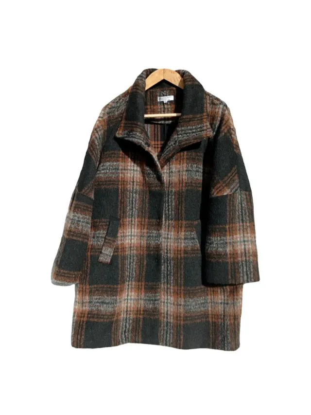 Giacca oversize a quadri Carla Ferroni