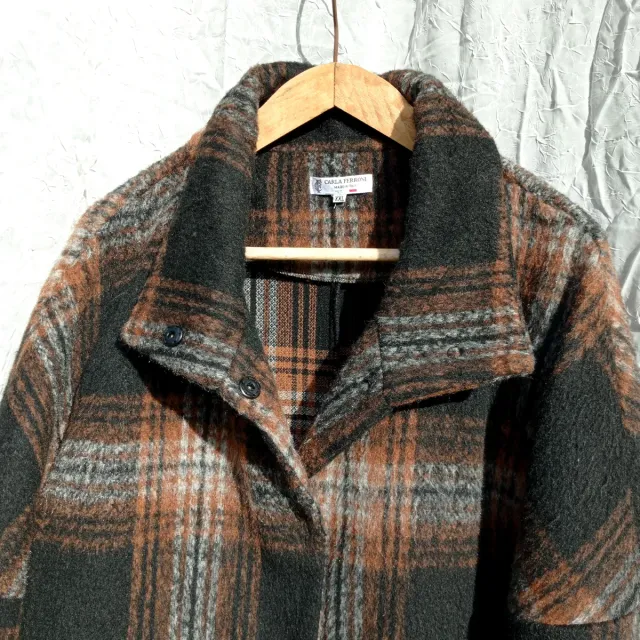 Giacca oversize a quadri Carla Ferroni