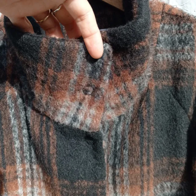 Giacca oversize a quadri Carla Ferroni