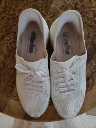 Skechers Slip-ins beige talla 41 mujer