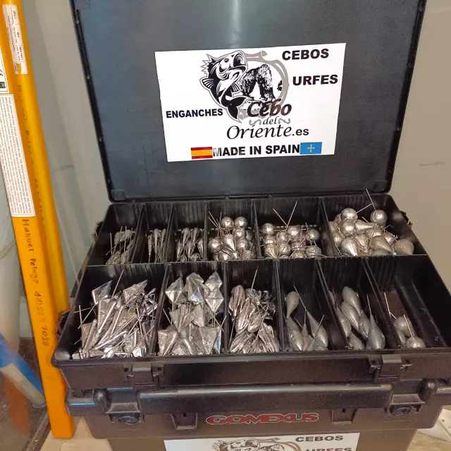 Lote N°1 -14 plomos Surfcasting 120-130gr